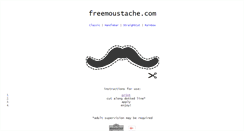 Desktop Screenshot of freemoustache.com